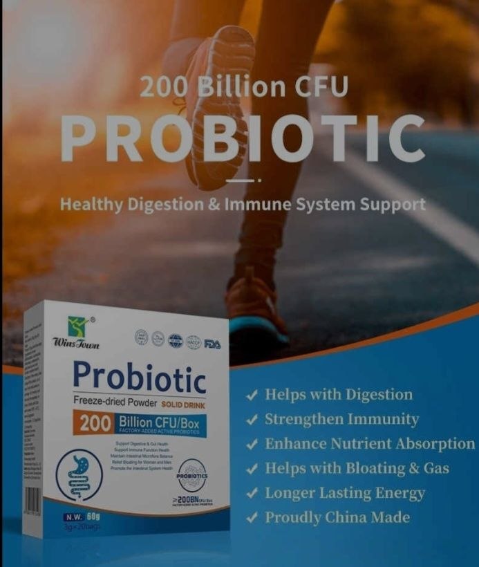 Probiotiques Premium Wins Town - 200 Milliards de CFU (Confort Intestinal & Immunité)