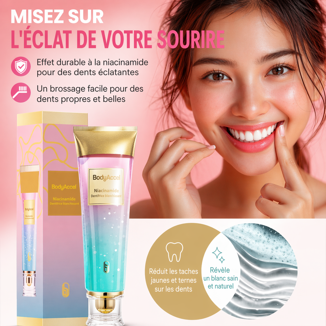 Adieu aux Dents Jaunes, Bonjour au Sourire Éclatant avec Body Accel